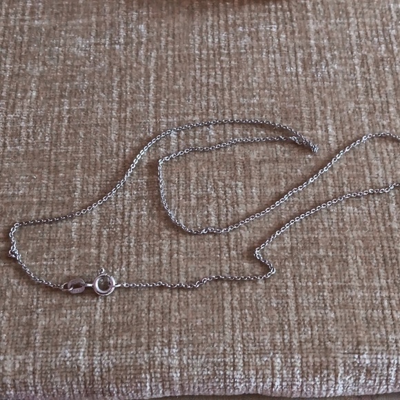 925 Italy Silver Delicate Tiny Chain Necklace - Picture 2 of 13